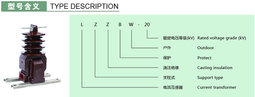 LZZBW-20型电流互感器型号说明